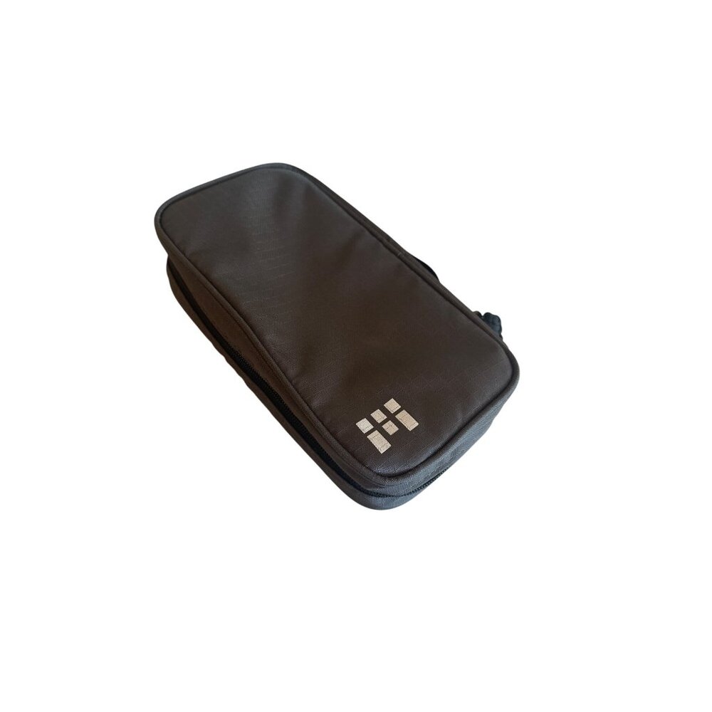 Travel Tech Cable Organizer Bag‎ With Zipper Dark Gray